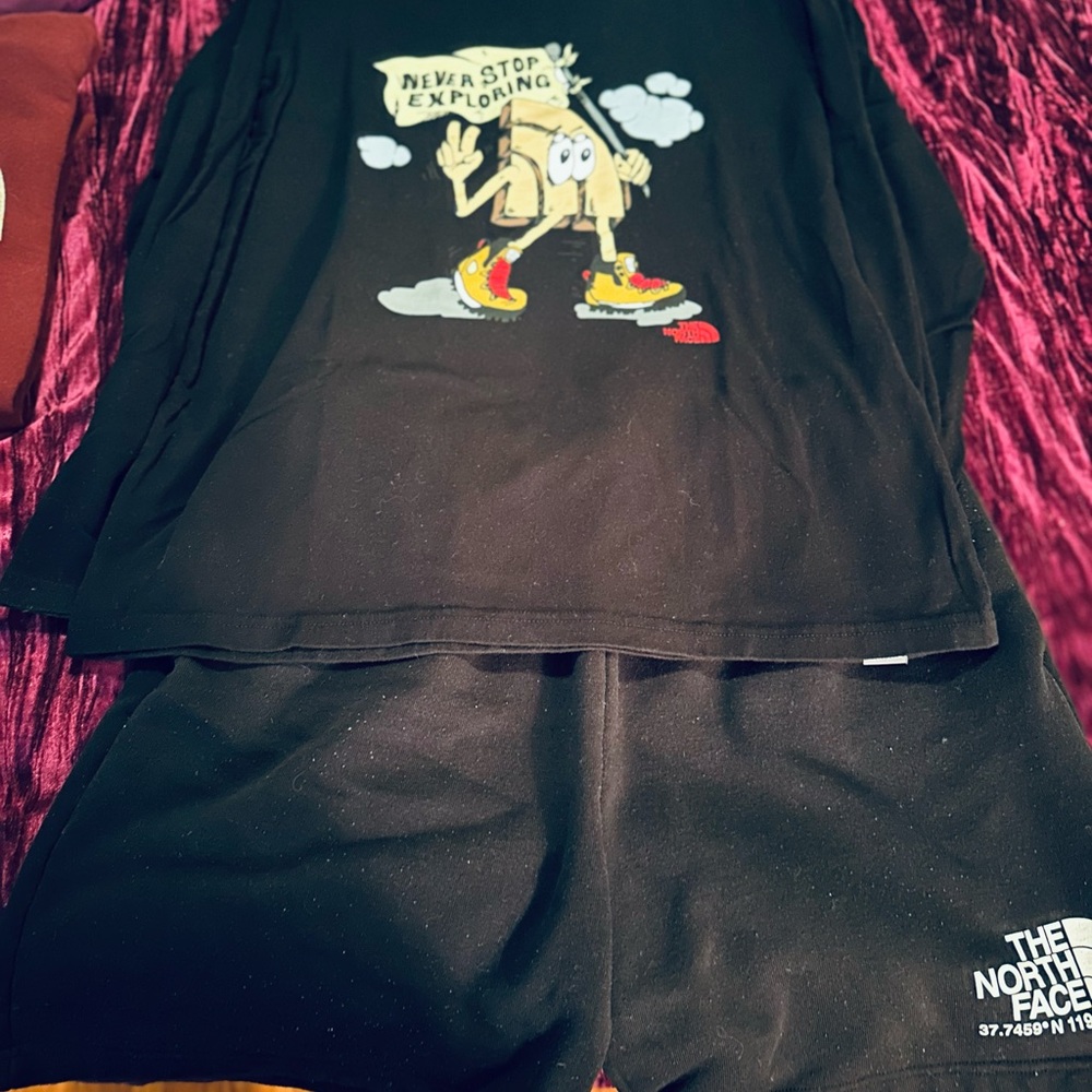 Men North Face 2 Piece Set